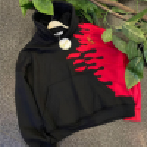  هودى مشطشط تطريز
