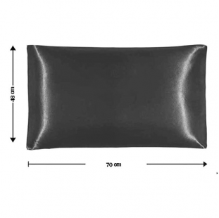 • عرض قطعتين Satin Pillowcase for Hair and Skin, 48*70 cm,