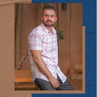 شيميز رجالي نص كاروهات بينك