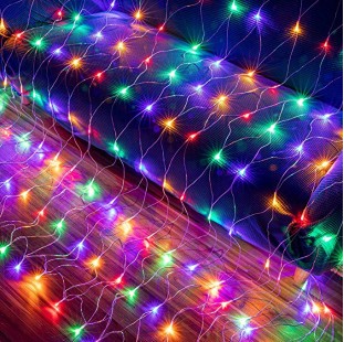 • شبكة رمضان المضيئة LED