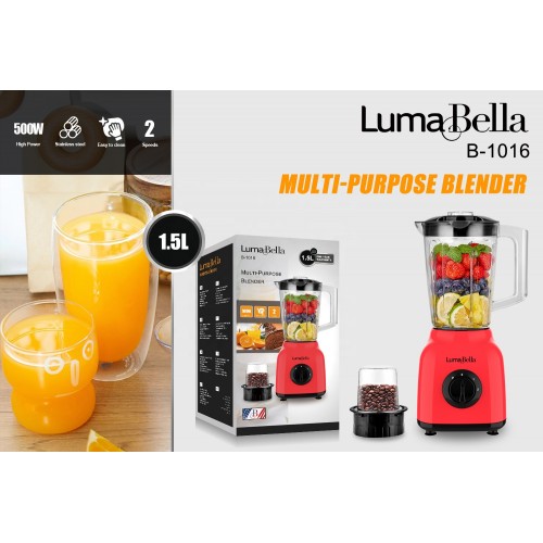 • Luma Bella 500 Watt  مطحنة  + خلاط